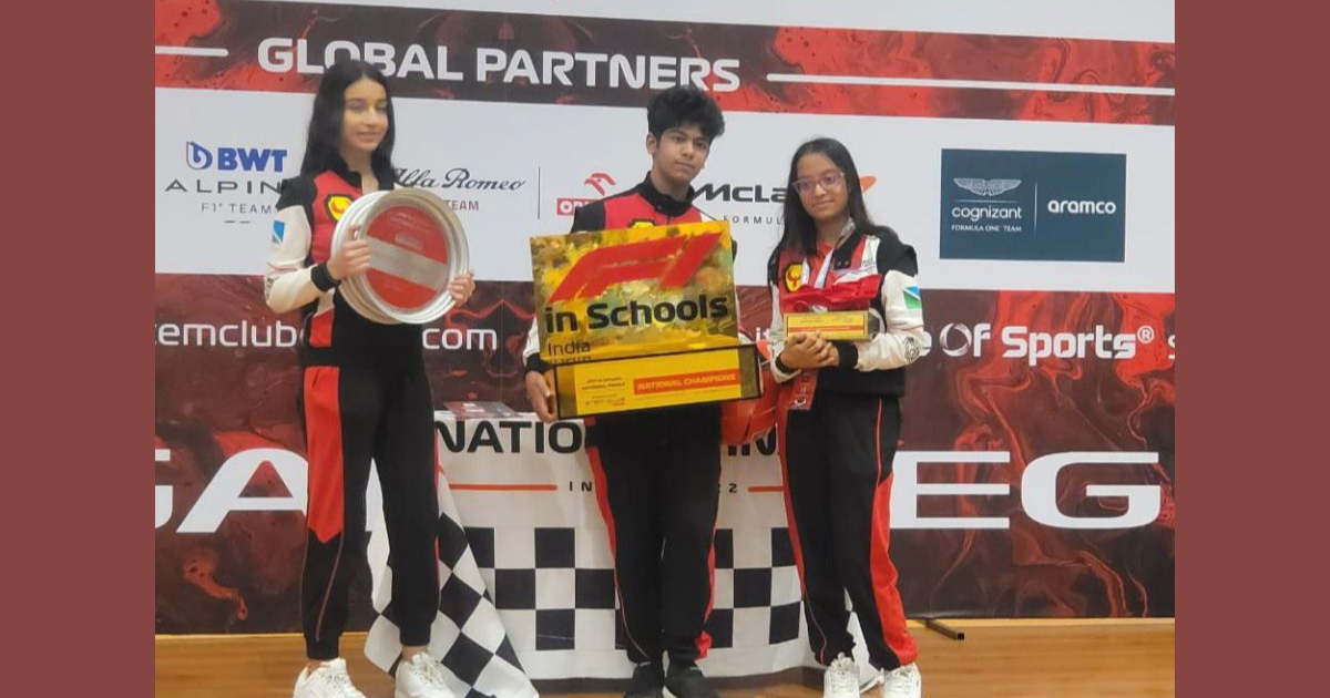 National Champions to Represent India in 'Aramco F1 in Schools World Finals 2023'
